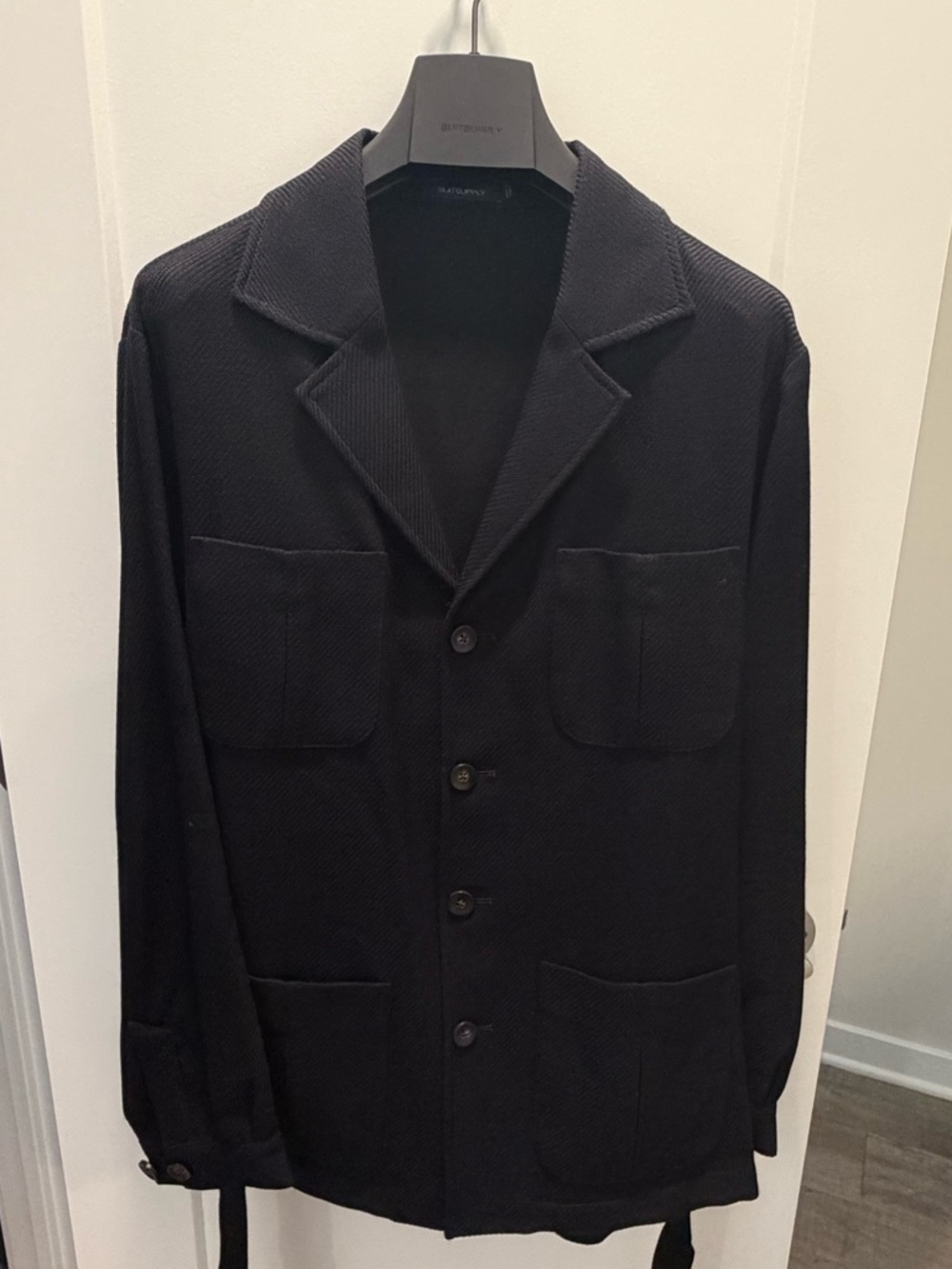 Suitsupply Navy Safari Jacket